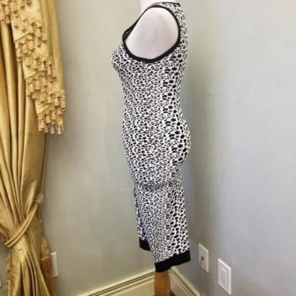 NWT Robbi & Nikki animal printed sweater dress size S Petite (310) - Picture 3 of 6